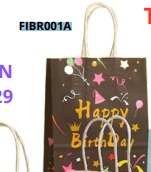 [FIBR001A] BOLSAS DE REGALO KRAFT PEQUEÑAS 20 PIEZAS/BOLSA 21x15x8cm