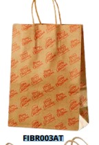 [FIBR003AT] BOLSAS DE REGALO NAVIDAD KRAFT GRANDES 20 PIEZAS/BOLSA 32x26x12cm