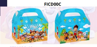 [FICD00C] CAJITA DULCES 12 PCS/BOLSA 17.3x9.91cm