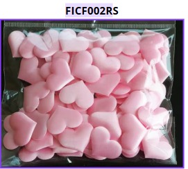 [FICF002RS] Corazones de tela 3cm 100 piezas/bolsa