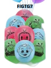 [FIGTG7] Globos Temáticos 16 piezas 12"