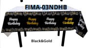 [MU-1161D] MANTEL “HAPPY BIRTHDAY” 183x137cm