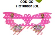 [FIOT00001LOL] Antifaces temáticos de cumpleaños 10 piezas