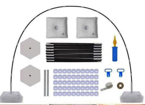 [FIOT00002] ARCO PARA GLOBOS/GUIRNALDAS AJUSTABLE 2.7x3m