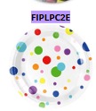 [FIPLPC2E] Platos para Cumpleaños 10 piezas 7"
