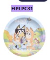 [FIPLPC31] Platos para Cumpleaños 10 piezas 7" BLUEY