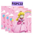 [FISPC22] Servilletas para Cumpleaños 20 piezas 17x17cm PRINCESA PEACH