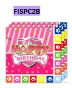[FISPC2B] Servilletas para Cumpleaños 20 piezas 17x17cm