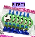 [FITPC3] Trompetitas para cumpleaños 6 piezas