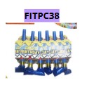 [FITPC38] Trompetitas para cumpleaños 6 Piezas 7x12cm