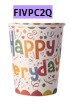[FIVPC2Q] Vasitos para Cumpleaños BOL-14 10 piezas