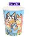 [FIVPC2R] Vasitos para Cumpleaños BLUEY-14 10 piezas