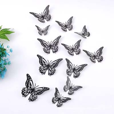 [HDS-4] Mariposa - 12 por paquete negra