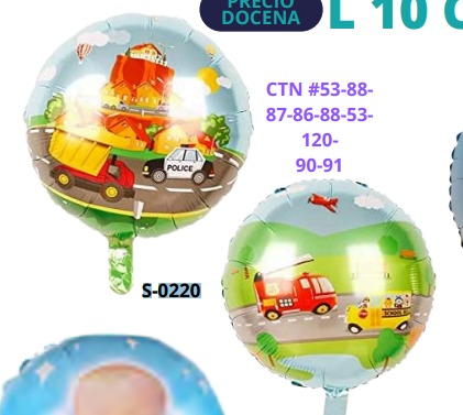[S-0220] Globos Caricaturas 18 Pulgadas