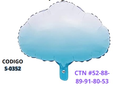 [S-0352] Globo NUBE 21 Pulgadas