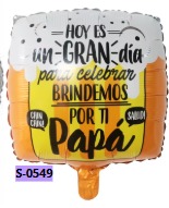 [S-0549] Globos de 18 pulgadas Frases