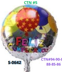 [S-0642] Globos de 18 pulgadas Frases