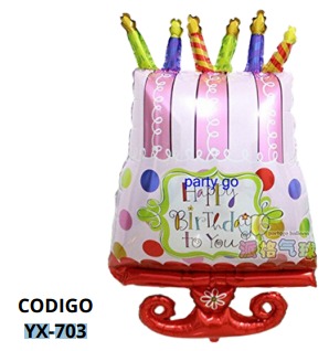 [YX-703] Globo PASTEL 37 pulgadas