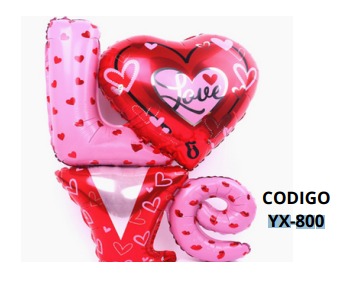 [YX-800] Globo LOVE 38 pulgadas
