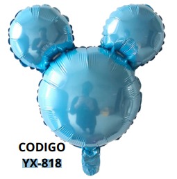 [YX-818] Globo FORMA DE MICKEY 26.77 Pulgadas